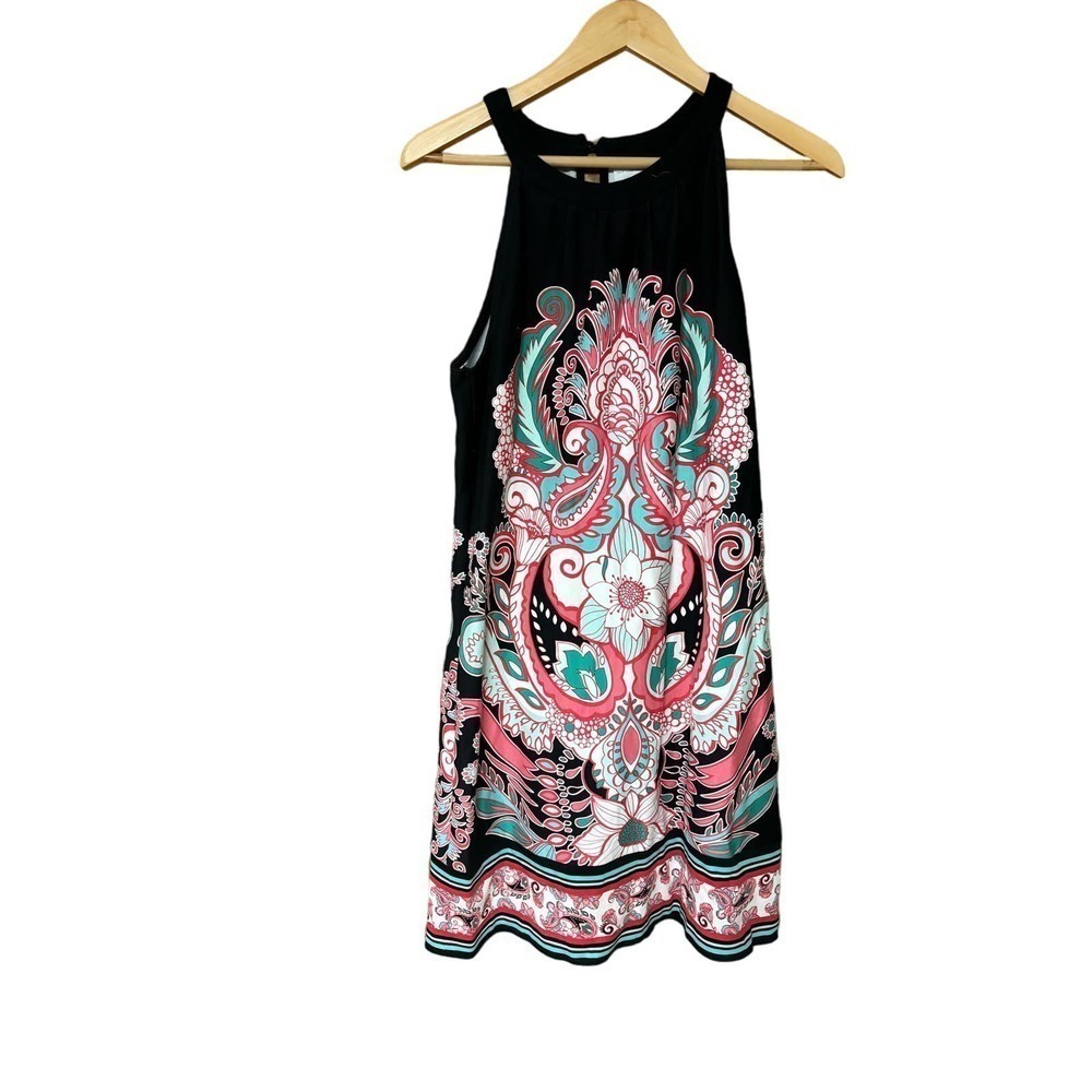 New York & Company high‎ neck sleeveless shift dress